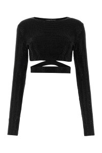 ANDREA ADAMO T�V���c �g�b�v�X ���f�B�[�X �u���b�N T-shirts and tops ADSS23TO10135268 0473 Black �֐� �������� 2023SS gb