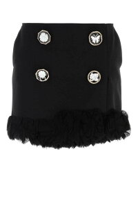 �u���}���� BLUMARINE �X�J�[�g ���f�B�[�X �u���b�N Skirts NF6020T960A4G135A 22222 Black �֐� �������� 2026AW gb