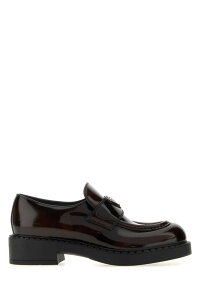 �v���_ PRADA ���[�t�@�[ ���f�B�[�X �u���E�� Loafers 1D246MFG050X6O F0038 Brown �֐� �������� 2026AW gb
