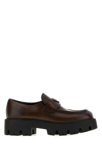 �v���_ PRADA ���[�t�@�[ ���f�B�[�X �u���E�� Loafers 1D185OFB0503KDP F0562 Brown �֐� �������� 2026AW gb