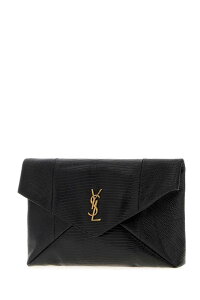 �C�� �T�����[���� SAINT LAURENT PARIS �N���b�`�o�b�O ���f�B�[�X �u���b�N Clutch and wristlets bags 769307EAA2I 1000 Black �֐� �������� 2025SS gb