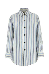 �{�b�e�K ���F�l�^ BOTTEGA VENETA �V���c ���f�B�[�X Shirts 778671V3OP0 4021 Stripped �֐� �������� 2024SS gb