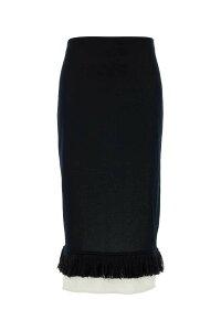 �{�b�e�K ���F�l�^ BOTTEGA VENETA �X�J�[�g ���f�B�[�X �u���[ Skirts 873893V6NA0 4073 Blue �֐� �������� 2026AW gb