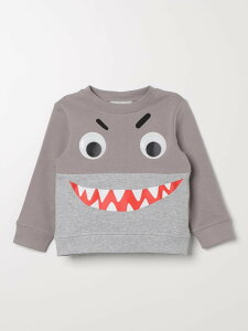 �X�e���}�b�J�[�g�j�[ STELLA MCCARTNEY �N���[�l�b�N�W�����p�[ �j�b�g�E�F�A �{�[�C�Y �O���[ Crew neck jumpers TU4P80Z0499 �֐� �������� 2024SS gi