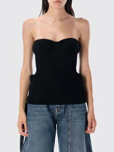 �W�����|�[���E�S���`�G JEAN PAUL GAULTIER T�V���c �g�b�v�X ���f�B�[�X �u���b�N T-shirts and tops PO010K001 �֐� �������� 2025AW gi