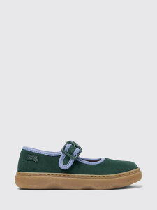 �J���y�[�� CAMPER �_�[�r�[�V���[�Y �V���[�Y �{�[�C�Y �O���[�� Derby shoes K800662-002 KIDDO Green �֐� �������� 2026SS gi