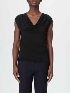 �}�b�N�X�}�[�� �X�e���f�B�I MAX MARA STUDIO T�V���c �g�b�v�X ���f�B�[�X �u���b�N T-shirts and tops 2526946011 �֐� �������� 2025AW gi