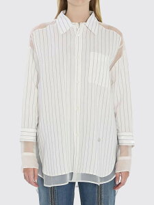�W�����|�[���E�S���`�G JEAN PAUL GAULTIER �V���c ���f�B�[�X �z���C�g Shirts 2504UST038W038 White �֐� �������� 2025AW gi