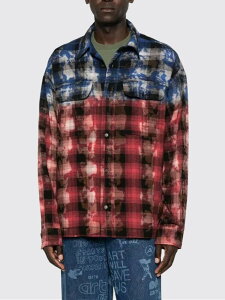 �p�[�� �G���W�F���X PALM ANGELS �W���P�b�g �����Y ���b�h Jackets PMGE043F25FAB001 �֐� �������� 2025AW gi