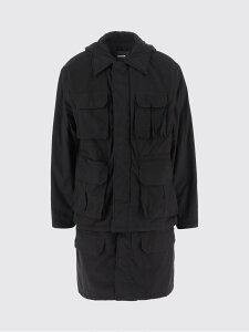�E�F���_�� WE11 DONE �g�����` �R�[�g �����Y �u���b�N Coats and Trench WDJK324088M �֐� �������� 2025AW gi