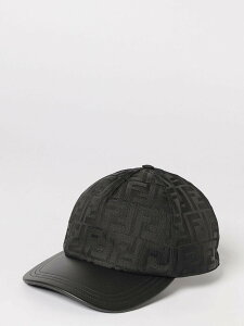 �t�F���f�B FENDI �n�b�g �X�q �����Y �u���b�N Hats FXQ768AVPD �֐� �������� 2026SS gi