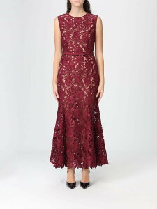 �Z���t �|�[�g���[�g SELF PORTRAIT �����s�[�X �h���X ���f�B�[�X ���b�h Dresses RS26167MABU Burgundy �֐� �������� 2026SS gi