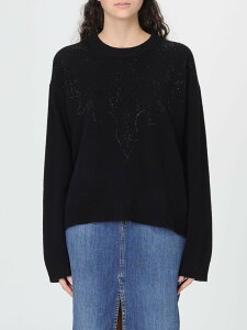�U�f�B�O �G ���H���e�[�� ZADIG & VOLTAIRE �Z�[�^�[ �j�b�g�E�F�A ���f�B�[�X �u���b�N Knitwear KWSW02841 �֐� �������� 2026SS gi