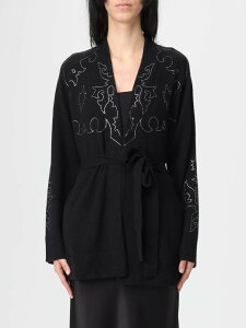 �U�f�B�O �G ���H���e�[�� ZADIG & VOLTAIRE �Z�[�^�[ �j�b�g�E�F�A ���f�B�[�X �u���b�N Knitwear KWCA01536 �֐� �������� 2026SS gi