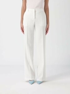 �s���R PINKO �Y�{�� �p���c ���f�B�[�X �z���C�g Trousers 106632A32Z �֐� �������� 2026SS gi