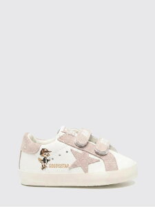 �S�[���f���O�[�X GOLDEN GOOSE �t���b�g�X�j�[�J�[ �X�j�[�J�[ �{�[�C�Y �z���C�g Flat sneakers GIF00166F008018 �֐� �������� 2026SS gi
