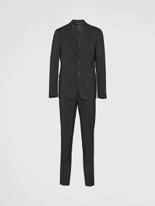 �v���_ PRADA �t�H�[�}�� �X�[�c �����Y �u���b�N Formal Outfits UAF420SOOOD39S152 �֐� �������� 2026SS gi