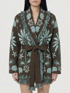�A���k�C ALANUI �Z�[�^�[ �j�b�g�E�F�A ���f�B�[�X �u���E�� Knitwear LWHB064R26KNI003 �֐� �������� 2026SS gi
