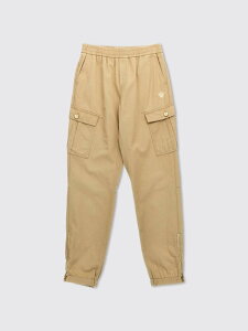 ���F���T�[�`�F VERSACE �p���c �{�[�C�Y �x�[�W�� Cargo trousers 10126981A09712 �֐� �������� 2025AW gi