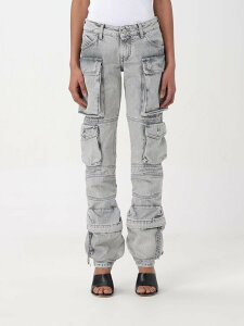 �A�e�B�R ATTICO �f�j�� ���f�B�[�X �O���[ Jeans 241WCP113D070 �֐� �������� 2025AW gi