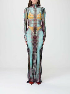 �W�����|�[���E�S���`�G JEAN PAUL GAULTIER �����s�[�X �h���X ���f�B�[�X �u���[ Dresses 2601WDR131M018P �֐� �������� 2026SS gi