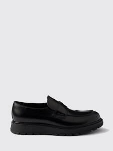 �v���_ PRADA ���[�t�@�[ �����Y �u���b�N Loafers 2DG164FG000B4L �֐� �������� 2025AW gi