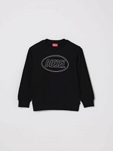 �f�B�[�[�� DIESEL �N���[�l�b�N�W�����p�[ �j�b�g�E�F�A �{�[�C�Y �u���b�N Crew neck jumpers J026110GEAD �֐� �������� 2026SS gi