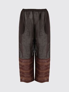 �g���[ �o�[�` TORY BURCH �Y�{�� �p���c ���f�B�[�X �u���E�� Trousers 175276 �֐� �������� 2026SS gi