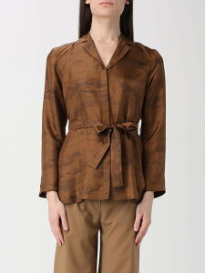 �}�b�N�X�}�[�� �X�e���f�B�I MAX MARA STUDIO �V���c ���f�B�[�X �u���E�� Shirts 2616191031600 �֐� �������� 2026SS gi