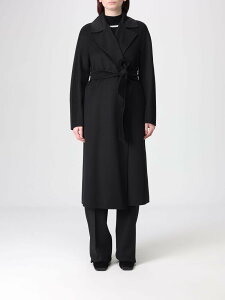 �}�b�N�X�}�[�� �X�e���f�B�I MAX MARA STUDIO �g�����`�R�[�g �R�[�g ���f�B�[�X �u���b�N Coats and trench coats 2616011011600 �֐� �������� 2026SS gi