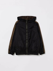 FENDI FENDI �{���o�[�W���P�b�g �W���P�b�g �{�[�C�Y �u���b�N Bomber jackets JUA092AEYC �֐� �������� 2026SS gi
