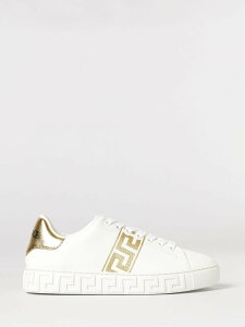 ���F���T�[�` VERSACE �X�j�[�J�[ ���f�B�[�X �z���C�g Sneakers 10135681A10078 �֐� �������� 2026SS gi