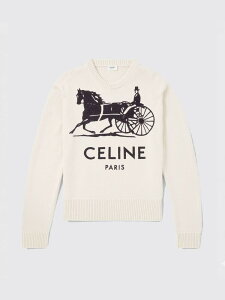 �Z���[�k CELINE �Z�[�^�[ �j�b�g�E�F�A �����Y �z���C�g Knitwear RY0SV1261 �֐� �������� 2026SS gi