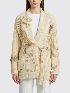 �A���k�C ALANUI �Z�[�^�[ �j�b�g�E�F�A ���f�B�[�X �x�[�W�� Knitwear LWHB064R26KNI013 �֐� �������� 2026SS gi