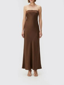 �t�H���e�t�H���e FORTE FORTE �����s�[�X �h���X ���f�B�[�X �u���E�� Dresses 14555MYDRESS �֐� �������� 2026SS gi