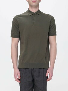 �p�I���y�R�� PAOLO PECORA �|���V���c �����Y �O���[�� Polo shirts A007F100 �֐� �������� 2026SS gi