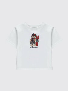 �o�[�o���[ BURBERRY T�V���c �g�b�v�X �x�r�[���j�Z�b�N�X �z���C�g T-shirt 8121212 �֐� �������� 2026SS gi