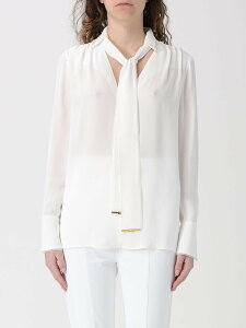 �G���U�x�b�^ �t�����L ELISABETTA FRANCHI T�V���c �g�b�v�X ���f�B�[�X �z���C�g T-shirts and tops CA14661E2 �֐� �������� 2026SS gi