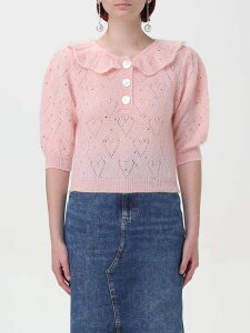 �A���b�T���h�� ���b�` ALESSANDRA RICH �Z�[�^�[ �j�b�g�E�F�A ���f�B�[�X �s���N Knitwear FABX3651K4262 Pink �֐� �������� 2025AW gi