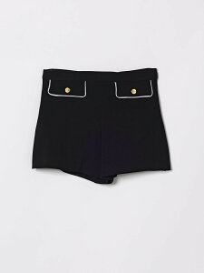 �G���U�x�b�^ �t�����L ELISABETTA FRANCHI LA MIA BAMBINA �V���[�g�p���c�@�p���c �V���[�c �K�[���Y �u���b�N Shorts EFBE0780GA022 �֐� �������� 2026SS gi