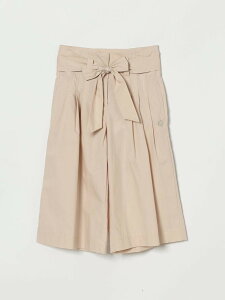 ���i���U MONNALISA �Y�{�� �p���c �K�[���Y �x�[�W�� Trousers 17G4037116 �֐� �������� 2026SS gi