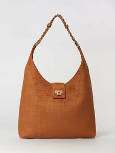 �G���U�x�b�^ �t�����L ELISABETTA FRANCHI �o�b�O ���f�B�[�X �u���E�� Business bags BS01A61E2 �֐� �������� 2026SS gi