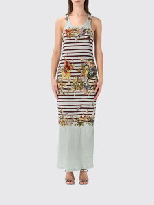 �W�����|�[���E�S���`�G JEAN PAUL GAULTIER �����s�[�X �h���X ���f�B�[�X �u���[ Dresses DR120J041P Blue �֐� �������� 2026SS gi
