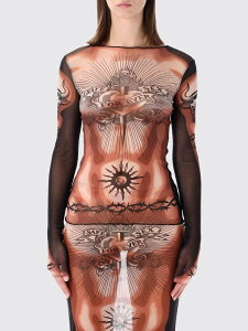 �W�����|�[���E�S���`�G JEAN PAUL GAULTIER T�V���c �g�b�v�X ���f�B�[�X �}���`�J���[ T-shirts and tops TO456M026P �֐� �������� 2026SS gi