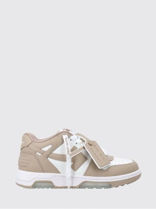 �I�t�z���C�g OFF WHITE �X�j�[�J�[ ���f�B�[�X �x�[�W�� Sneakers OWIA259S26LEA002 �֐� �������� 2026SS gi