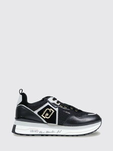 �����[ �W���[ LIU JO �X�j�[�J�[ ���f�B�[�X �u���b�N Sneakers BA6009PX077 �֐� �������� 2026SS gi