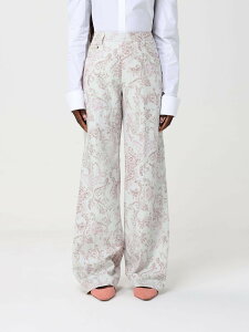 �t�H���e�t�H���e FORTE FORTE �Y�{�� �p���c ���f�B�[�X �s���N Trousers 14624 �֐� �������� 2026SS gi
