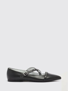�c�C���Z�b�g TWINSET �o���G�V���[�Y �V���[�Y �K�[���Y �u���b�N Ballet flats 261GCJ020 �֐� �������� 2026SS gi
