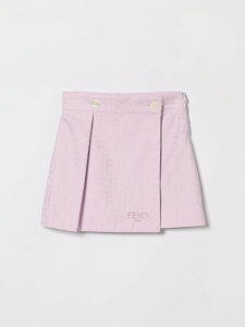 FENDI FENDI �~�j�o�b�O �X�J�[�g �K�[���Y �p�[�v�� Mini-skirts JFE201AS64 �֐� �������� 2026SS gi