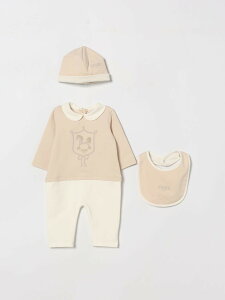FENDI FENDI �Z�b�g�A�b�v �I�[���C������ �{�[�C�Y �x�[�W�� Jumpsuits BUK1538RA �֐� �������� 2026SS gi